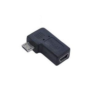 まとめ得 変換名人 変換プラグ USB mini5pin→microUSB 左L型 USBM5-MCLLF x [4個] /l