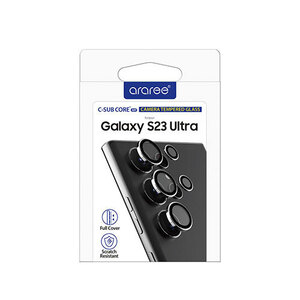 まとめ得 araree アラリー Galaxy S23 Ultra カメラ専用強化ガラスフィルム C-SUB CORE メタルリング AR25113S23U x [2個] /l