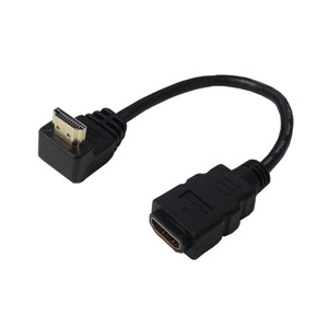 まとめ得 変換名人 HDMI L型ケーブル延長20(上L) HDMI-CA20UL x [2個] /l