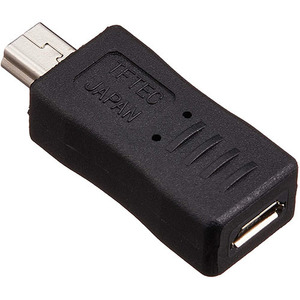 まとめ得 変換名人 変換プラグ microUSB(メス)→miniUSB(オス) USBMCB-M5A x [6個] /l