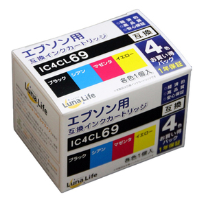  world business supply Luna Life Epson for interchangeable ink cartridge IC4CL69 4ps.@ pack LN EP69/4P /l