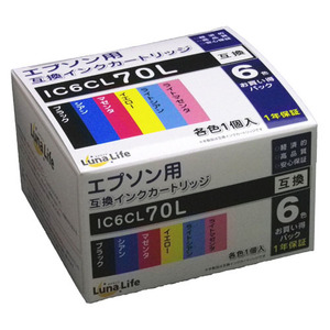  world business supply Luna Life Epson for interchangeable ink cartridge IC6CL70L 6ps.@ pack /l