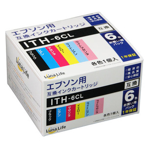  summarize profit world business supply Luna Life Epson for ITH-6CL interchangeable ink cartridge 6 pcs set x [2 piece ] /l