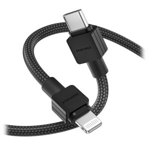 デジフォース Type-C to Lightning Cable ライトニングケーブル 1m ブラック D0075BK /l