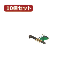 変換名人 10個セット miniPCI E-PCI E変換ボード MPCIE-PCIEWX10 /l