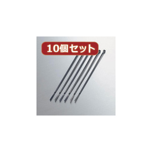 まとめ得 10個セット エレコム ケーブル結束バンド LD-T140BK30X10 x [2個] /l