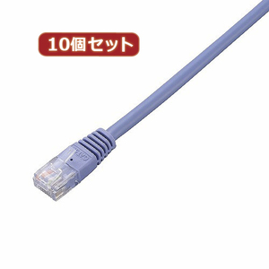 10個セット エレコム　Cat5e準拠LANケーブル LD-CTN BU2X10 /l