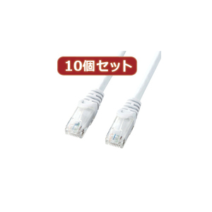 まとめ得 10個セットサンワサプライ カテゴリ6UTPLANケーブル LA-Y6-05WX10 x [2個] /l