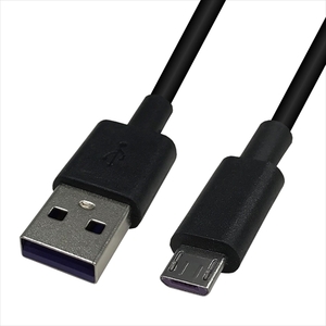 まとめ得 20個セット Lazos USB - microUSB 2A ケーブル　ブラック　1m L-MC-BKX20 x [2個] /l