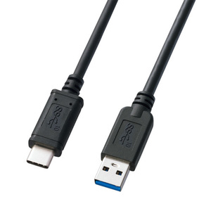 【5個セット】 サンワサプライ USB3.1 Gen2 Type C-Aケーブル(ブラック・0.5m) KU31-CA05X5 /l