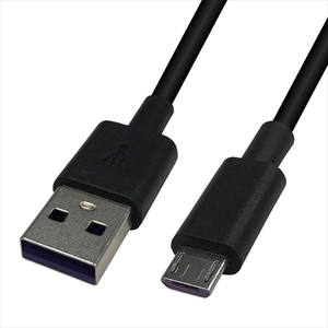 20個セット Lazos USB - microUSB 2A ケーブル　ブラック　2m L-MC-BK2X20 /l