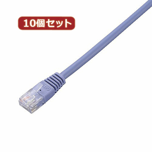 まとめ得 10個セット エレコム　Cat5e準拠LANケーブル LD-CTN BU3X10 x [2個] /l