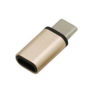 【5個セット】BAUT Type-C/micro変換コネクタ USB2.0 3A GD BCCMC30GDX5 /l