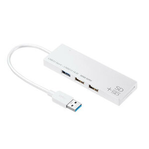 Резюме [набор 5] Sanwa Supply USB3.1+2.0 Combo HAB Reader Reader White USB-3HC316WNX5 X [2] /L