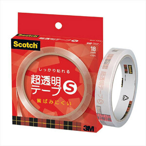 まとめ得 【10個セット】 3M Scotch スコッチ 超透明テープS 紙箱入 18mm幅 3M-BH-18NX10 x [2個] /l