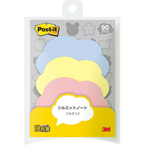 【10個セット】 3M Post-it ポストイット シルエットノート 強粘着 フキダシ2 3M-SSS-FKR2X10 /l