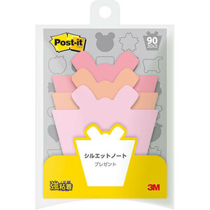 【10個セット】 3M Post-it ポストイット シルエットノート 強粘着 プレゼント 3M-SSS-PRX10 /l