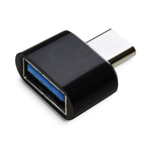 【10個セット】 日本トラストテクノロジー OTG USB(A)→USB TypeC変換コネクター(ブラック) OTGU2TC-BKX10 /l