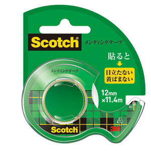 【30個セット】 3M Scotch スコッチ メンディングテープ小巻 12mmディスペンサ付 3M-CM-12X30 /l