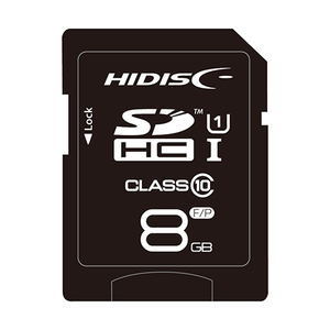 【5個セット】 HIDISC SDHCカード 8GB CLASS10 UHS-1対応 超高速転送 Read70 HDSDH8GCL10UIJP3X5 /l