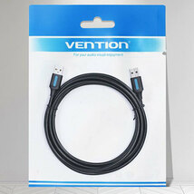 まとめ得 【10個セット】 VENTION USB 3.0 A Male to A Male ケーブル 1m Black PVC Type CO-7385X10 x [2個] /l_画像3