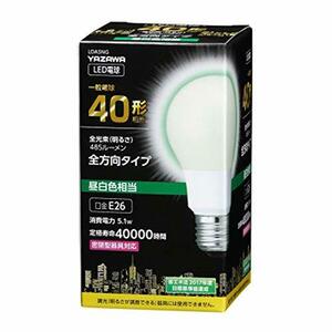 まとめ得 5個セット YAZAWA 一般電球形LED 40W相当 昼白色 LDA5NGX5 x [2個] /l