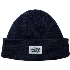 MACK BARRY マクバリー 【BEANIE(ビーニー)】 CLASSIC LABEL SHORT BEANIE ネイビー MCBRY70412 /l