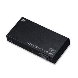 ラトックシステム 4K60Hz対応 1入力2出力 HDMI分配器(動作モード機能付) RS-HDSP2M-4K /l