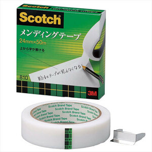 まとめ得 3M Scotch スコッチ メンディングテープ 24mm×50m 3M-810-3-24 x [2個] /l