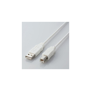 まとめ得 エレコム エコUSBケーブル(A-B・1m) USB2-ECO10WH x [2個] /l