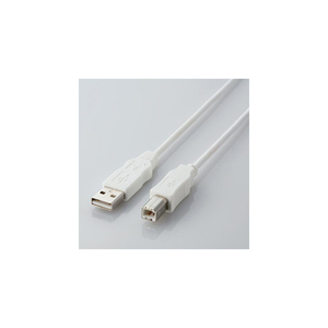 まとめ得 エレコム エコUSBケーブル(A-B・1.5m) USB2-ECO15WH x [2個] /l