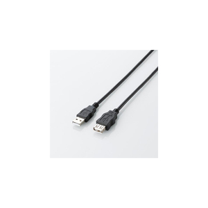 まとめ得 エレコム エコUSB2.0延長ケーブル(AM-AFタイプ) U2C-JE10BK x [3個] /l