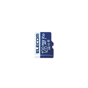 エレコム MicroSDXCカード/データ復旧サービス付/ビデオスピードクラス対応/UHS-I U3 80MB/s 128GB MF-MS128GU13V3R /l