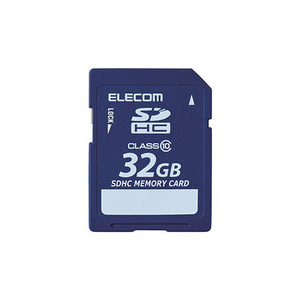エレコム SDHCカード/データ復旧サービス付/Class10/32GB MF-FSD032GC10R /l