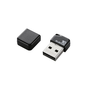 まとめ得 エレコム USBメモリ/USB2.0/小型/キャップ付/16GB/ブラック MF-SU2B16GBK x [3個] /l