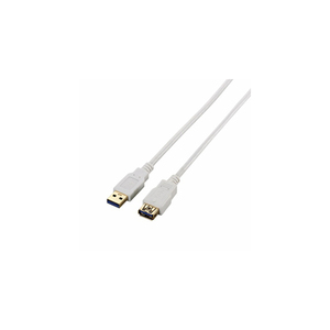まとめ得 エレコム　USB3.0延長ケーブル(A-A)　USB3-E10WH x [2個] /l