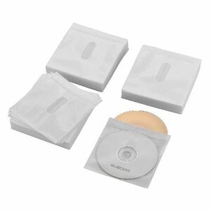 エレコム Blu-ray・CD・DVD対応不織布ケース タイトルカード CCD-NIWB240WH /l