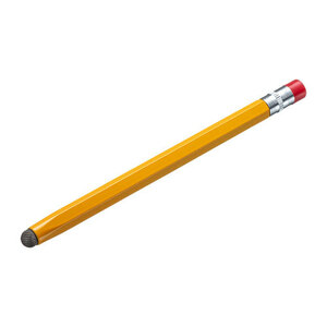 まとめ得 サンワサプライ 導電繊維タッチペン(オレンジ・鉛筆型) PDA-PEN51D x [2個] /l