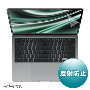 サンワサプライ MacBook Air 2022 M2 13インチ用液晶保護反射防止フィルム LCD-MBAM2 /l