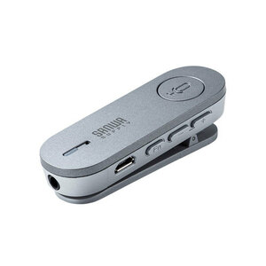 サンワサプライ Bluetoothスピーカーフォン(クリップ式マイクのみ) MM-BTMSP3CL /l