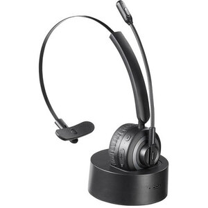 サンワサプライ Bluetoothヘッドセット(ノイズキャンセル機能・充電クレードル付き) MM-BTMH66BK /l