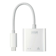 まとめ得 サンワサプライ USB3.2 TypeC-LAN変換アダプタ(PD対応・ブラック) USB-CVLAN7W x [2個] /l_画像5