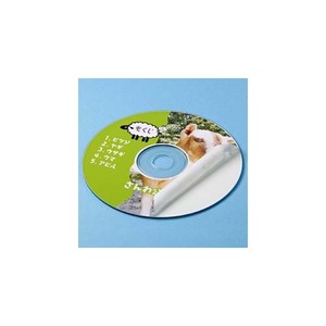 まとめ得 サンワサプライ インクジェットDVD/CDラベル(つやなしマット) LB-CDR001N-100 x [2個] /l