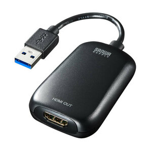 サンワサプライ USB3.2-HDMIディスプレイアダプタ(1080P対応) USB-CVU3HD1N /l
