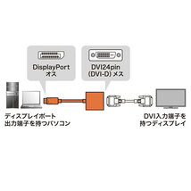 まとめ得 サンワサプライ DisplayPort-DVI変換アダプタ AD-DPDV04 x [2個] /l_画像2