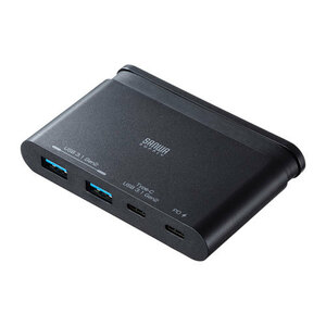 まとめ得 サンワサプライ USB3.1 Gen2対応 Type-Cハブ USB-3TCH17BK x [2個] /l