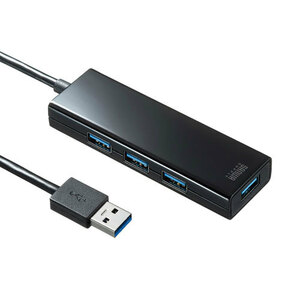 まとめ得 サンワサプライ 急速充電ポート付きUSB3.1 Gen1 ハブ USB-3H420BK x [2個] /l