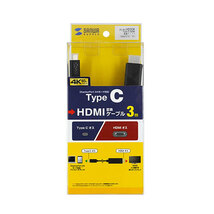 サンワサプライ TypeC-HDMI変換ケーブル 3m KC-ALCHD30K /l_画像6