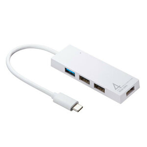 サンワサプライ USBTypeCコンボハブ(4ポート) USB-3TCH7W /l