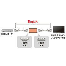 サンワサプライ HDMI中継アダプタ AD-HD30EN /l_画像4